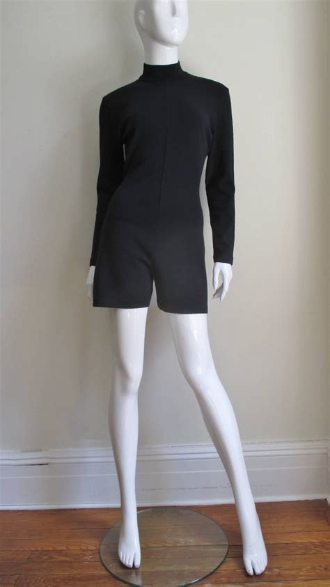 1980 s claude montana shorts jumpsuit for sale at 1stdibs