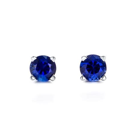 Blue Sapphire Stud Earrings 100957 Seattle Bellevue Joseph Jewelry