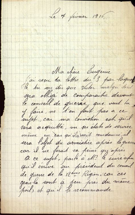 Lettre De Poilus Bataille De Verdun - Jean Jamet, un soldat creusois pendant la Grande Guerre - La Grande