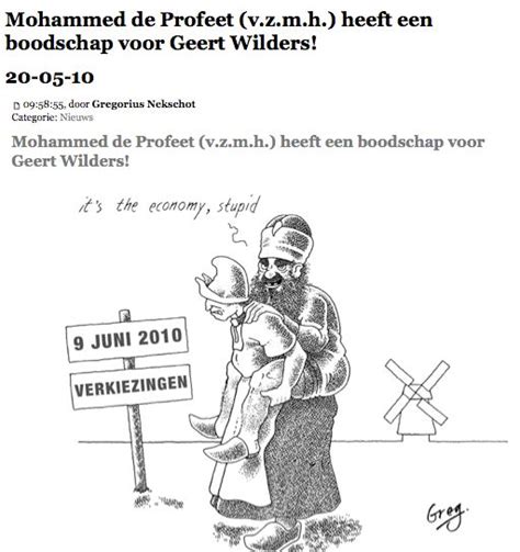 Cartoons Of Prophet Muhammad Prophet Exploits Netherlands