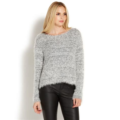 Fuzzy Marled Sweater Marled Sweater Clothes For Women Clothes