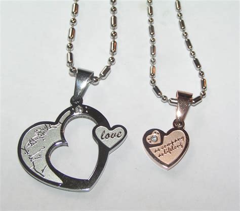 couples-matching-titanium-steel-necklace-set-free-shipping-jewelry-sets