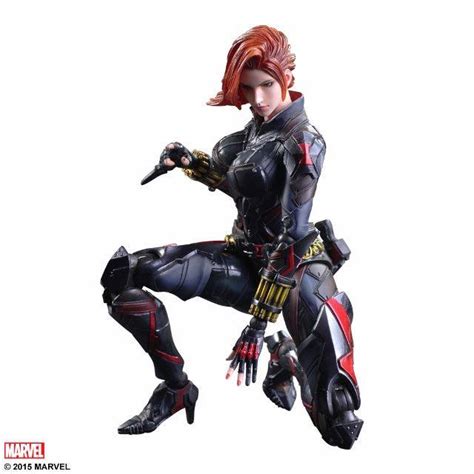 First Official Look At Marvel Play Arts Variant Black Widow The