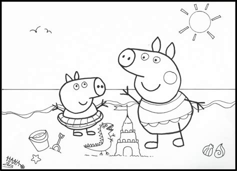 Jocuri Pentru Copii Mari şi Mici Fise De Colorat Cu Peppa Pig