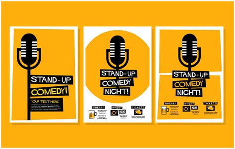 Stand-up Comedy Poster Template | Comedy poster, Stand up comedy poster, Stand up comedy