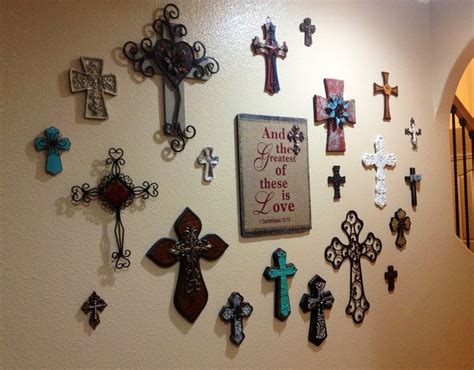 18 length & 12 wide please. My cross wall. | Decor ideas | Pinterest | Cross wall decor, Crosses decor, Cross wall collage