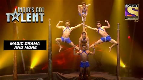 The Judges Are Shocked To See This Mallakhamba Group Indias Got Talent Magic Drama And More