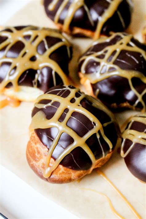 Salted Caramel Profiteroles | What Charlotte Baked