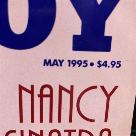 Playboy Magazine May 1995 Nancy Sinatra Boardwalk Vintage