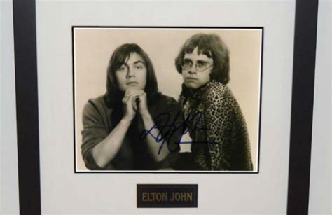 8 Elton John And Bernie Taupin 8x10 Photograph Signed Photosrock Star Gallery