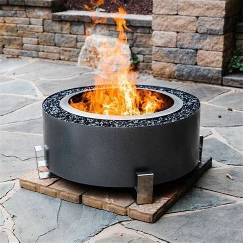 Breeo Luxeve Smokeless Fire Pit Fire Pit Outdoor Fire Pit Glass