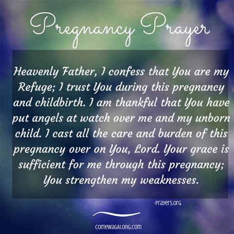 Pregnancy Prayer Come Wag Along
