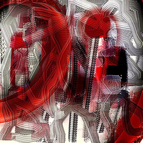 Red Black And White Abstract Painting By Jessica Wright
