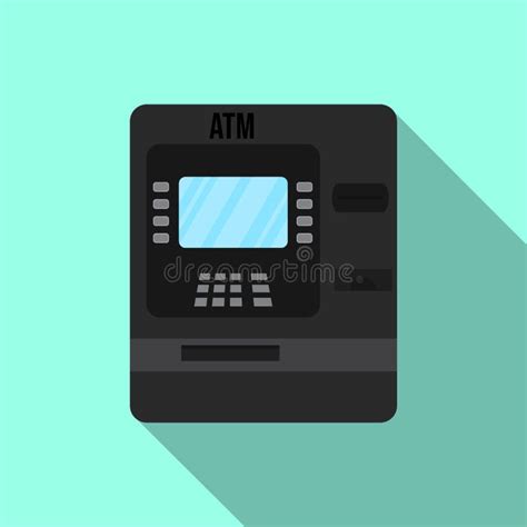 Atm Automated Teller Machine Stock Vector Illustration Of Display