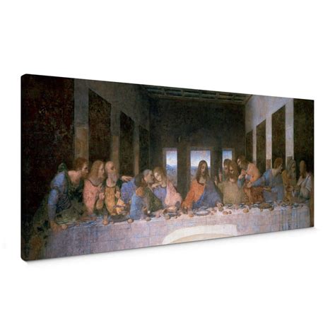 Da Vinci The Last Supper Canvas Print Wall
