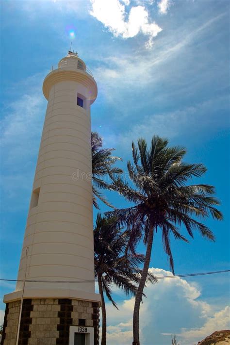 Galle Sri Lanka Lighthouse With Blue Sky Julian B Stock Photo Image