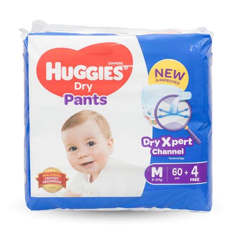 Huggies Diaper 60s 4 Dry Pants Super Jumbo Pack M Mawola Traders