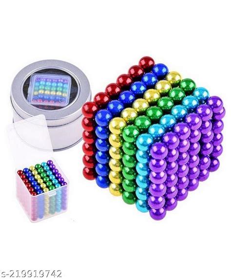 Magnetic Balls Intelligent Stress Reliever Toys Pack Of 216 Pcs 5mm