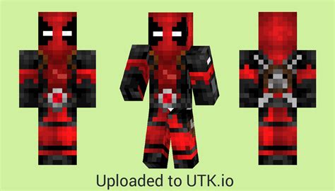 On Twitter Be The One And Only Deadpool In Minecraft Pe With This Awesome Skin