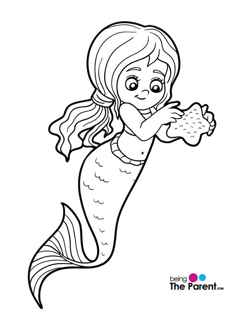 Printable Coloring Pictures Of Mermaids
