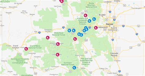 Interactive Map For All Colorado Ski Areas