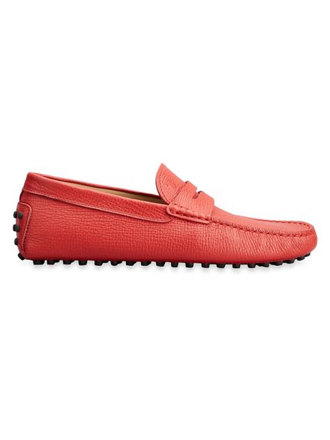 Shop Tods Leather Penny Loafers Saks Fifth Avenue