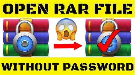 How To Open Password Protected Rarzip Folder Without Password