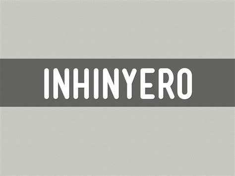 Inhinyero By Brandon Chiong