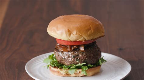 Goat Cheese Stuffed Lamb Burger Tastemade