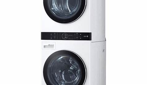 LG WKEX200HWA Stacked 27 inch Washer Dryer Combo Unit- White - Walmart