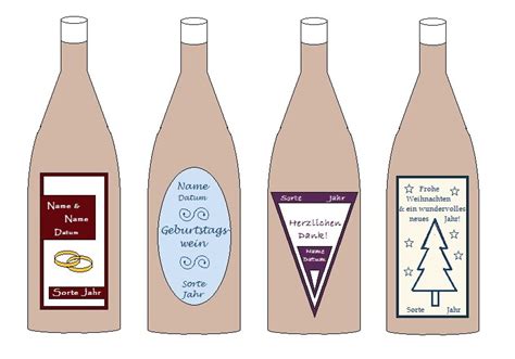 Tipps und etiketten zum bedrucken von weinflaschen, likörflaschen und schnapsflaschen finden sie hier. Weinetikett selber machen - Anleitung