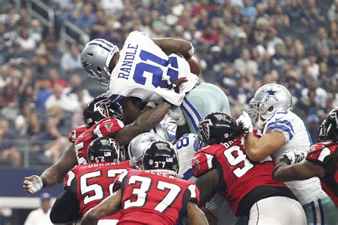 Dallas Cowboys Atlanta Falcons By The Numbers Dallas Cowboys