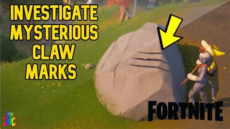 Investigate Mysterious Claw Marks Location Guide Fortnite Wolverine