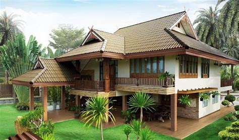 Modern Thai Style House Kerala House Design House Designs Exterior