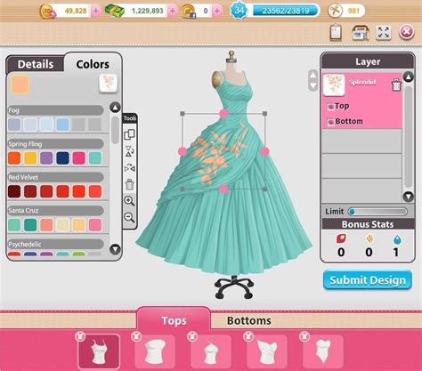Design your frozen wedding dress. Fashion Designer - Giochi di Mondi Virtuali!