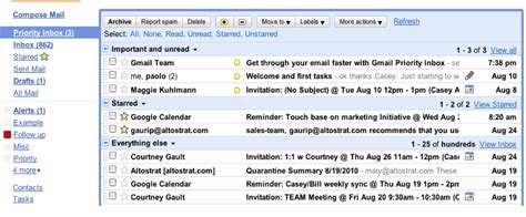 Gmail Priority Inbox The Un Spam Filter