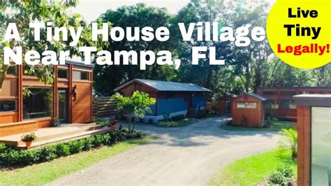 An Escape Tiny House Community Built Near Tampa Florida