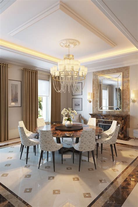 Dining Room Design 3d Rendering By Archicgi On Behance