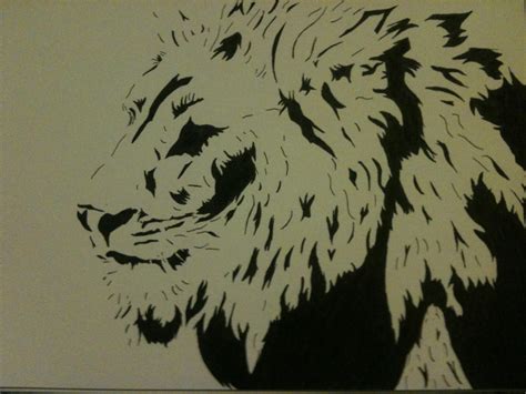 Lion Stencil By Stjimmyrip On Deviantart