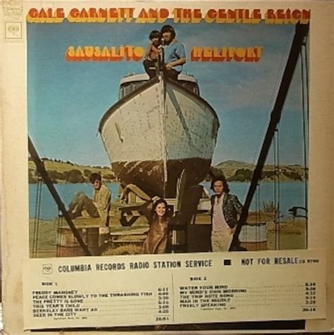 【lp】gale Garnett And The Gentle Reignsausalito Heliport Sorc 中古アナログ