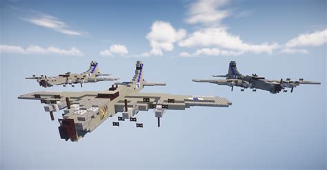 B 17 Flying Fortress Wwii Bomber Rminecraft
