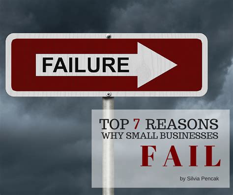 Top 7 Reasons Why Small Businesses Fail