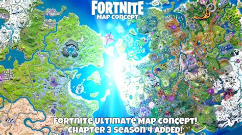 Fortnite Map Concept The Ultimate Map Concept Combined With Chapter 3