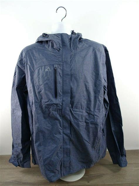 Paradox Mens Waterproof Rain Jacket Blue Xl
