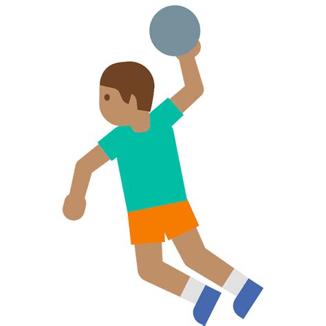 Man Playing Handball Emoji Clipart Free Download Transparent Png