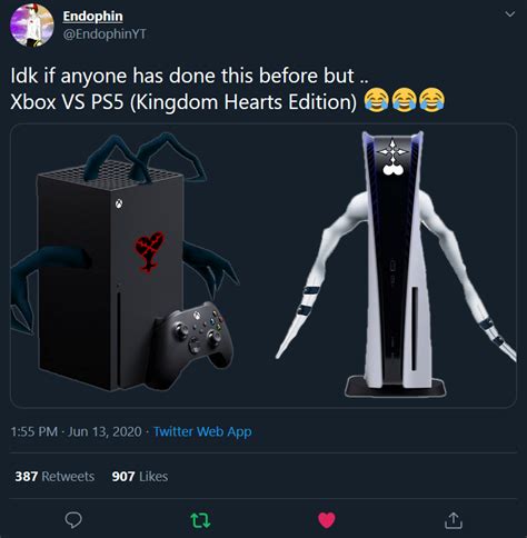 Xbox Vs Ps5 Kingdom Hearts Edition By Endophinyt Gaming Know