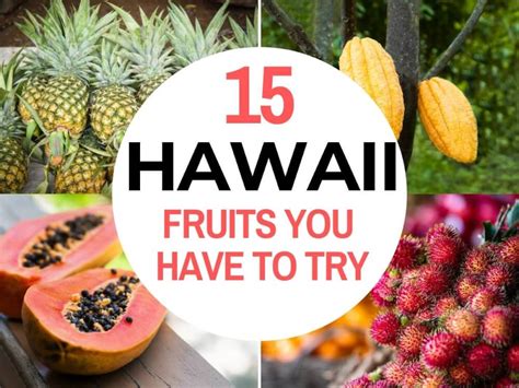 15 Amazing Hawaiian Fruits You Have To Try Hawaii Travel With Kids