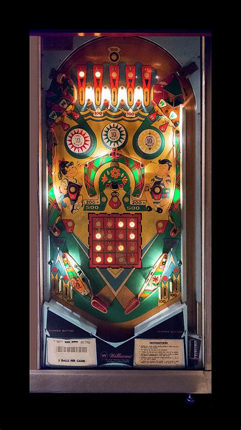 Ding Dong Pinball Machine Photograph By Brian Wallace