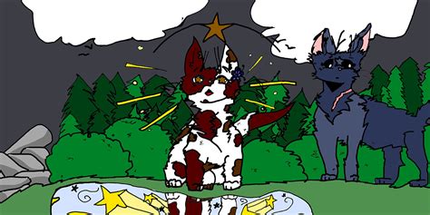 Spottedleaf Receiving The Shooting Star Prophecy Warrior Cats