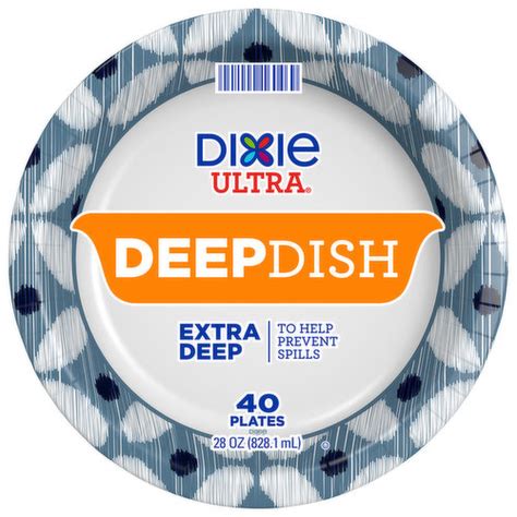 Dixie Ultra Plates Deep Dish 28 Ounce